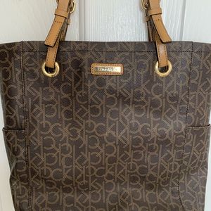 Calvin Klein monogrammed purse